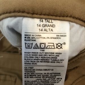 Old Navy Rockstar Long Khaki Pants